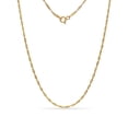 thumbnail image 1 of Gold Over Sterling Silver Diamond Cut Singapore Necklace 22 Inch, 1 of 1
