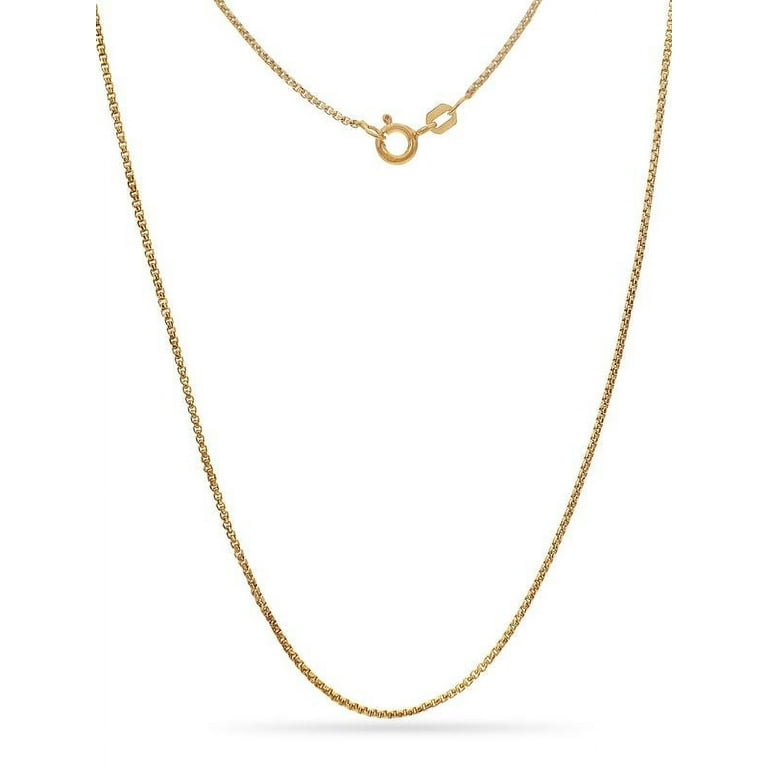 【美品・直営店購入】20inch5MM OPEN-LINK NECKLACE Open Link Necklace Adjustable 51-56cm/20-22' in 18k Gold