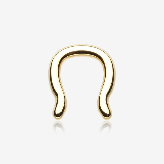 Gold PVD Steel Septum Ring