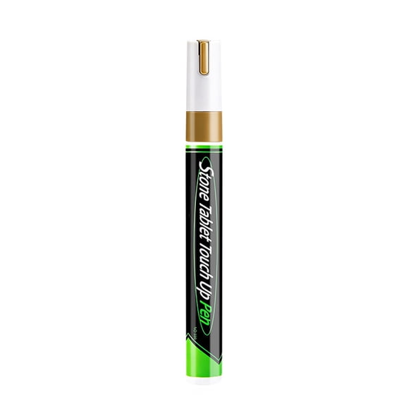 Gold Paint Touch Up Pen Monument Repair Marker for Gravestones Permanent Metallic Marker for Metal Glass and Art Restoration