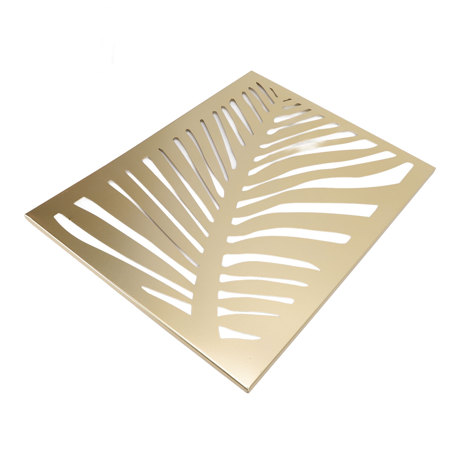 Gold Palm Leaves Wall Sculpture, Wear Minimalist Gold Palm Leaves Wall