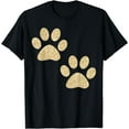 thumbnail image 1 of Gold Paw Prints T-Shirt, 1 of 3