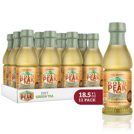 Gold Peak Diet Green Tea, 18.5 Fl Oz, 12 Count