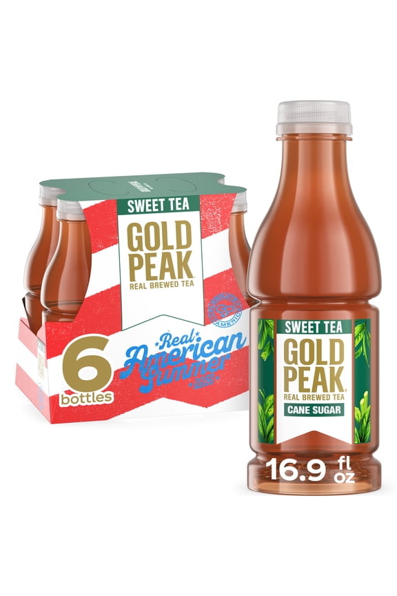 Iced Tea, Sweet Tea Bottles, 16.9 fl oz, 6 Pack