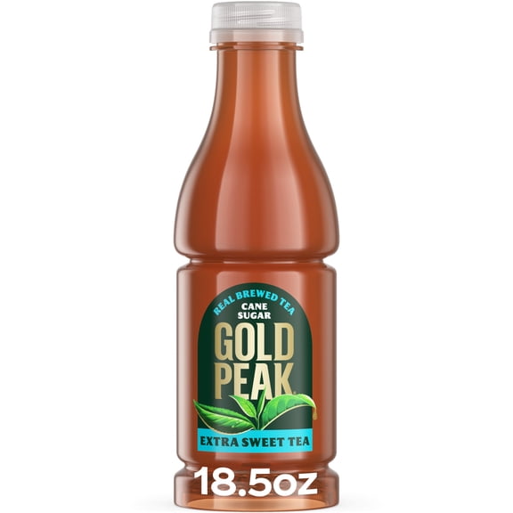Gold Peak Extra Sweet Black Iced Tea Bottle, 18.5 fl oz