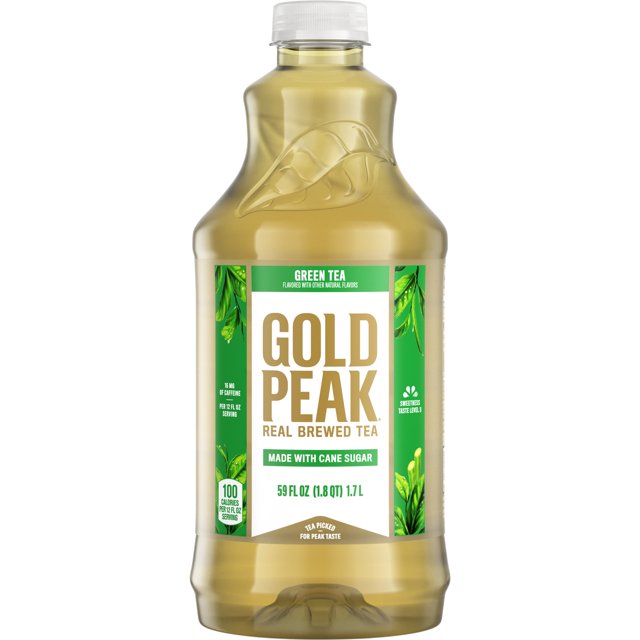 Gold Peak Real Brewed Tea Green Iced Tea Drink, 59 fl oz