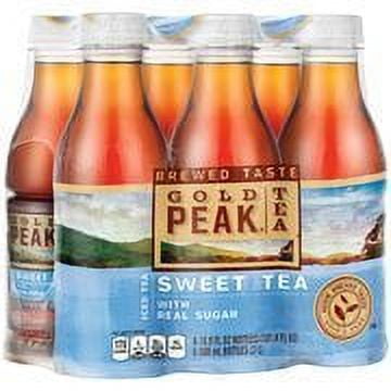 Gold Peak Sweet Tea Iced Tea, 16.9 fl oz, 6 count(Case of 2)