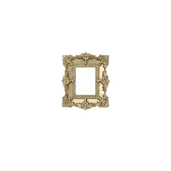 Gold Pearl Vintage Lace Photo Frame