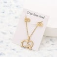 thumbnail image 1 of Gold Pendant Necklace and Earring Set in Multiple Designs and Patterns, 1 of 23