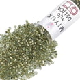 thumbnail image 1 of Miyuki Delica Seed Beads – Size 11/0 (1.6 mm), DB2522, Gold Plate Platinum-Lined, 7.2 g, Approx. 1440 Beads, 1 of 7
