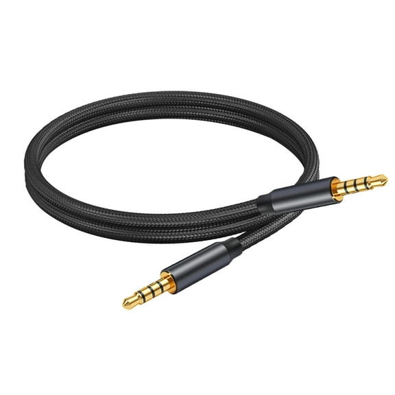Gold Plated 3.5mm To 3.5 mm TRRS 4 Pole Aux Cable For Mobile Phone Headphone Car HIFI Audio Connector Jack Auxiliary Wire