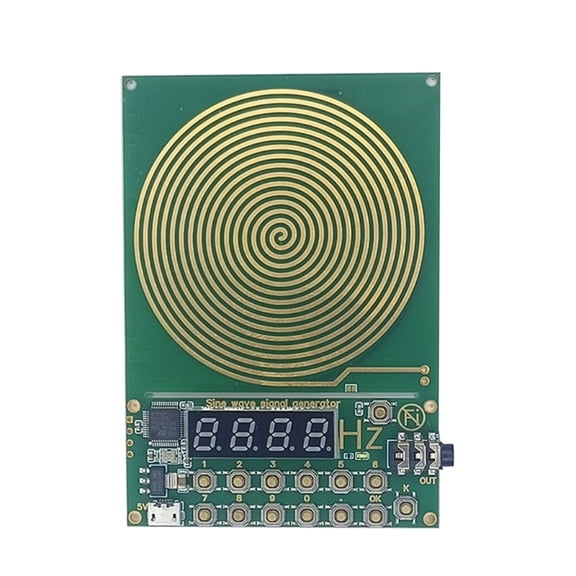 Gold Plated Adjustable Frequency Schumann Wave Generator Plugs and Play Design for Enhanced Connectivity 3.5mm Port