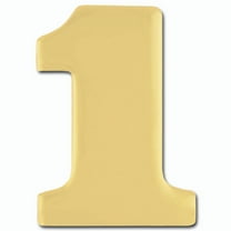 Gold Plated Alphabet Letter U Lapel Pin