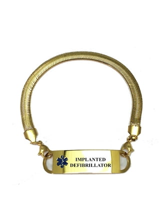 Implanted defibrillator 2024 id bracelet