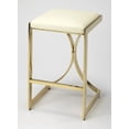 thumbnail image 1 of Gold Plated Counter Stool, 1 of 4