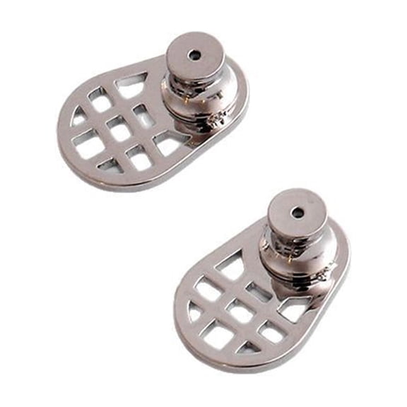Gold Plated Earring Stabilizers, NonSlip for Droopy Ears, Thickened Metal Lifters, All-Day Comfort