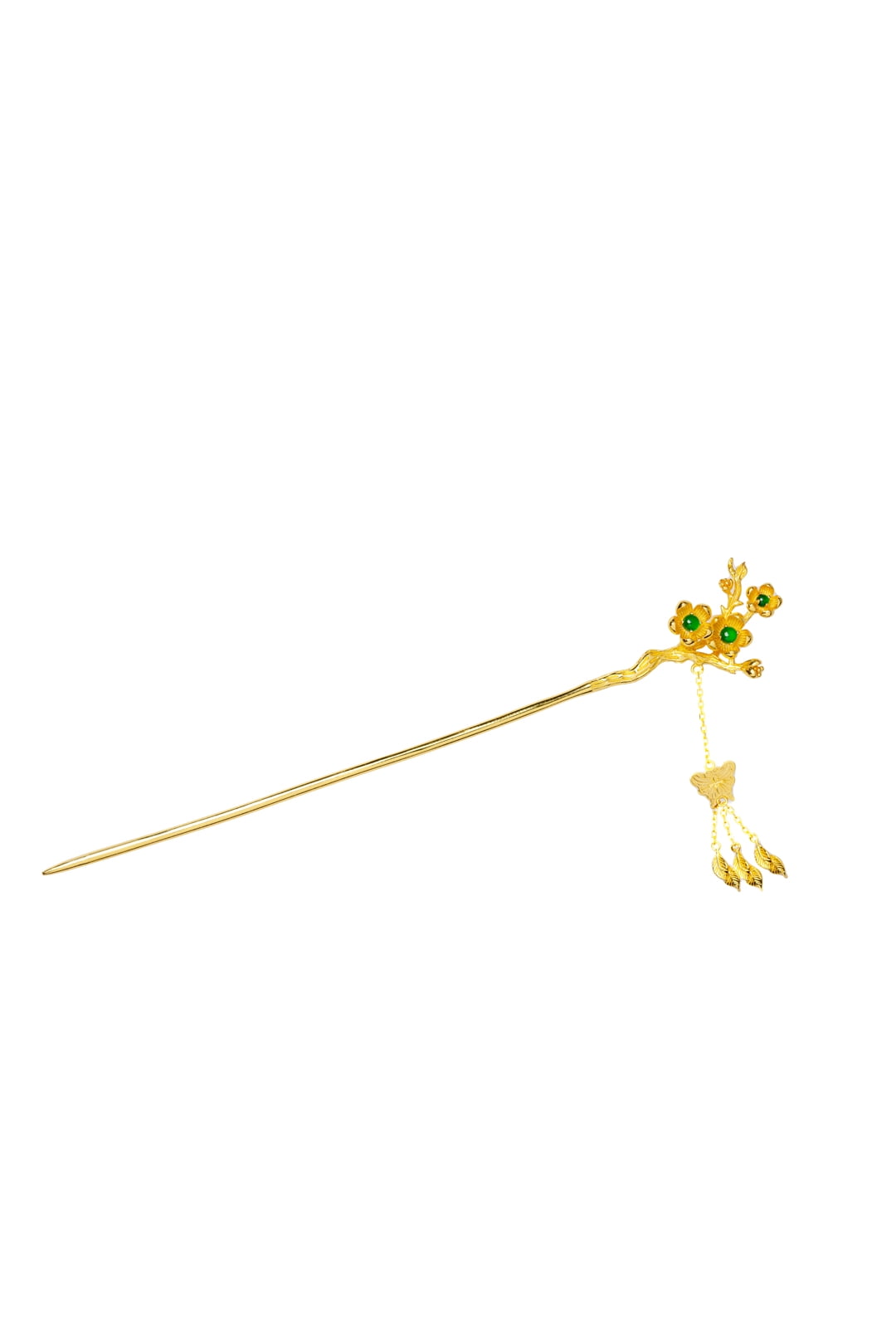 Gold-Plated Flower Hairpin, Gold
