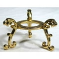 thumbnail image 1 of Gold Plated Flower crystal ball stand, 1 of 1