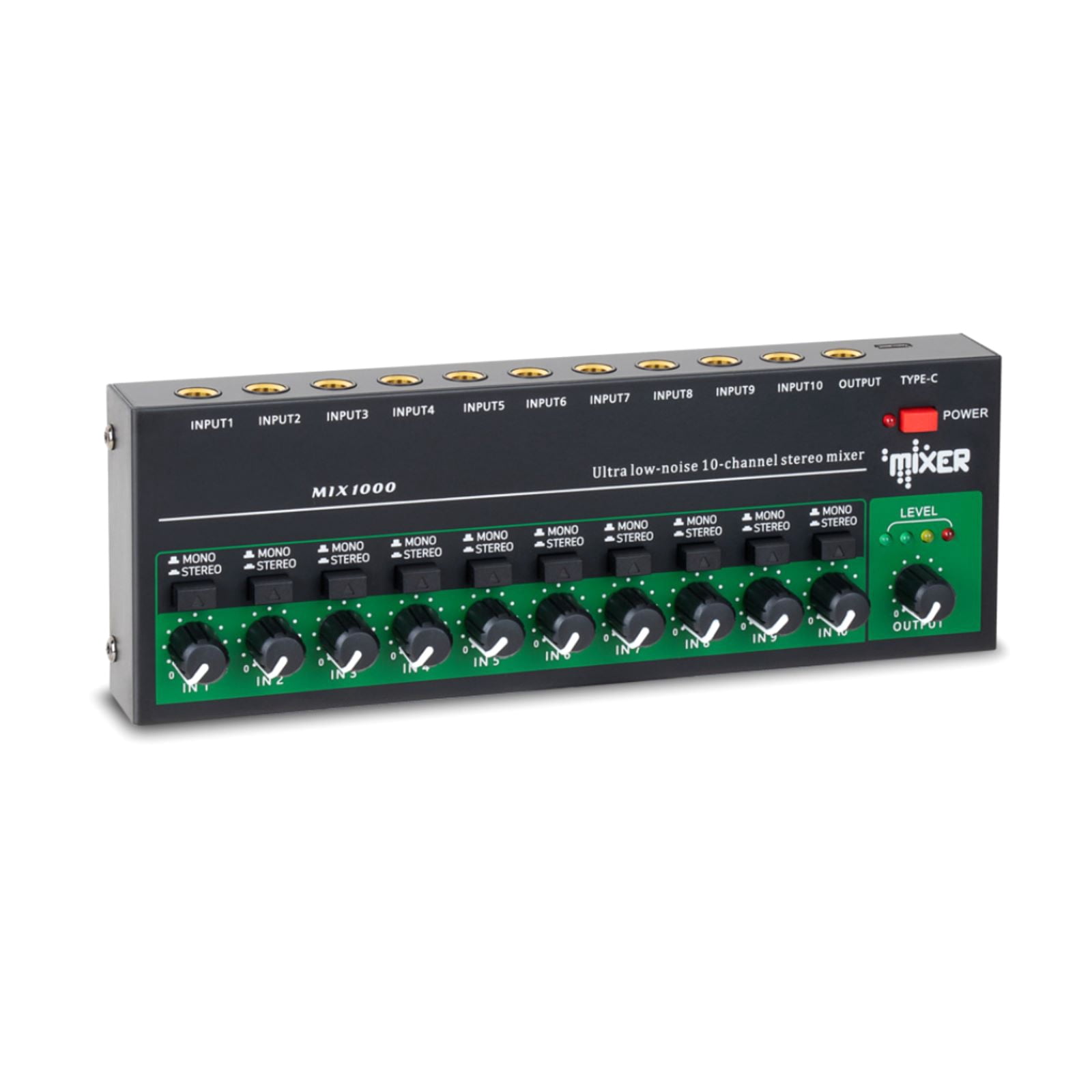 Gold-Plated Interface Mixer for Quality Signal Transmission - Ensuring Stable & Lossless Audio