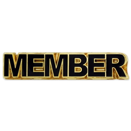 Gold Plated Member Enamel Lapel Pin