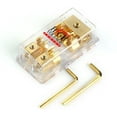 thumbnail image 1 of Gold Plated Mongoose 2-Gang AGU Fuse Block Three 4 Gauge Input Two 8 GA Output, 1 of 2