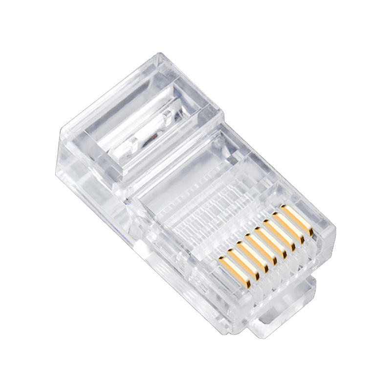Gold Plated Network Modular Plug Crimper RJ45 Cable Head