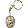 thumbnail image 1 of Gold-Plated Oxide Our Lady of Prompt Succor Keychain, 1 of 1