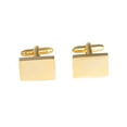 thumbnail image 1 of Gold Plated Rectangular Cufflinks., 1 of 1