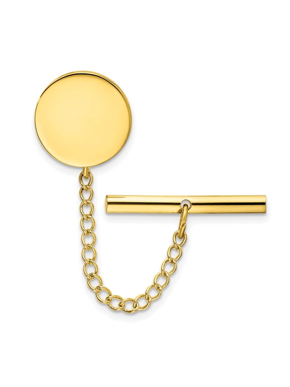 Gold Plated Round Tie Tac