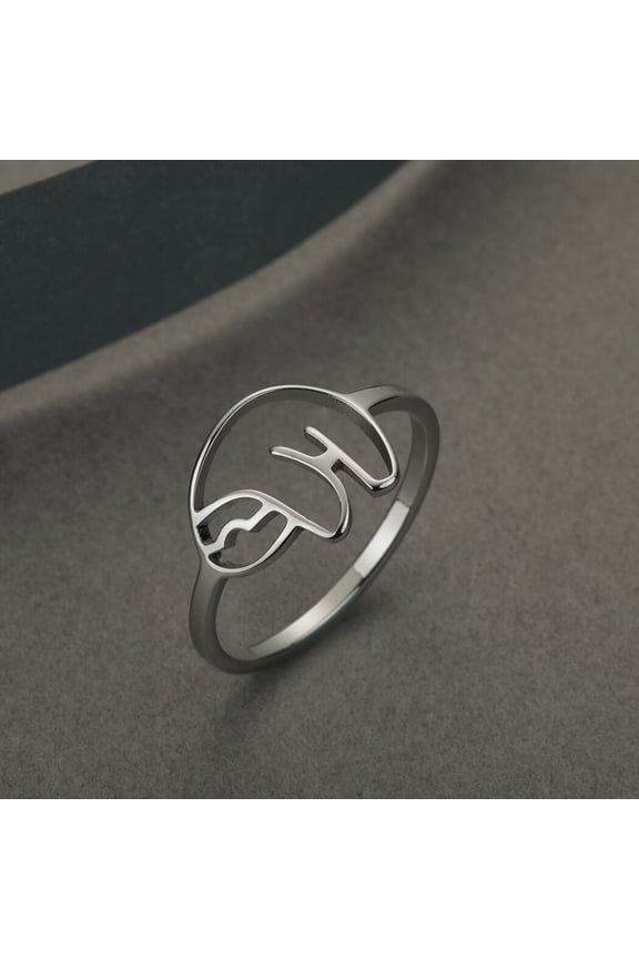 Gold Plated Sloth Ring Stainless Steel Cute Animal Gift For Women Girl Daughter
