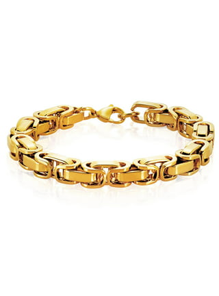 Solid 14K Gold Christian Twisted Snake Chain Bracelet, Fine Jewelry