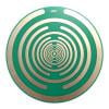 Gold Plating Energy Disc, Creative Oscillating Polarization Discs, Multi Wave Oscillator Plate for Chakra Balance Frequency Balancing, Home Decoration