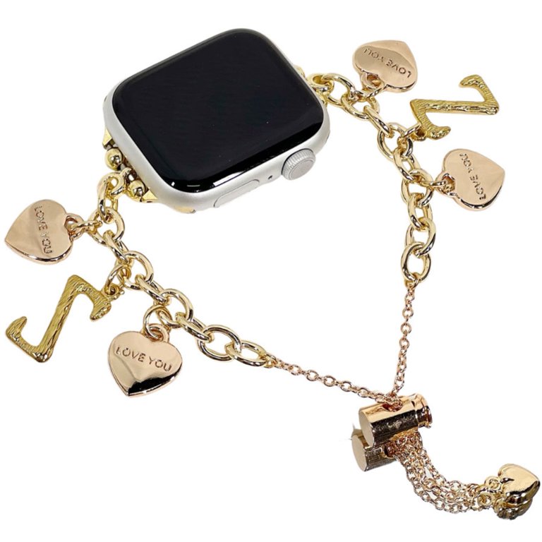 Gold Plating Metal Bands for Apple Watch 49 46 45 44 42 41  display picture 1