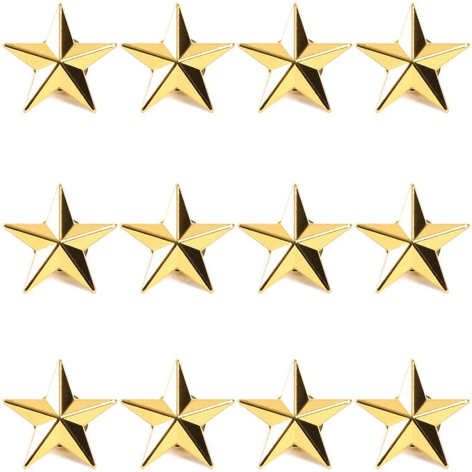  Super Star Lapel Pins - 1 Black and Gold Super Star  Recognition Pins 1 Pack : Office Products