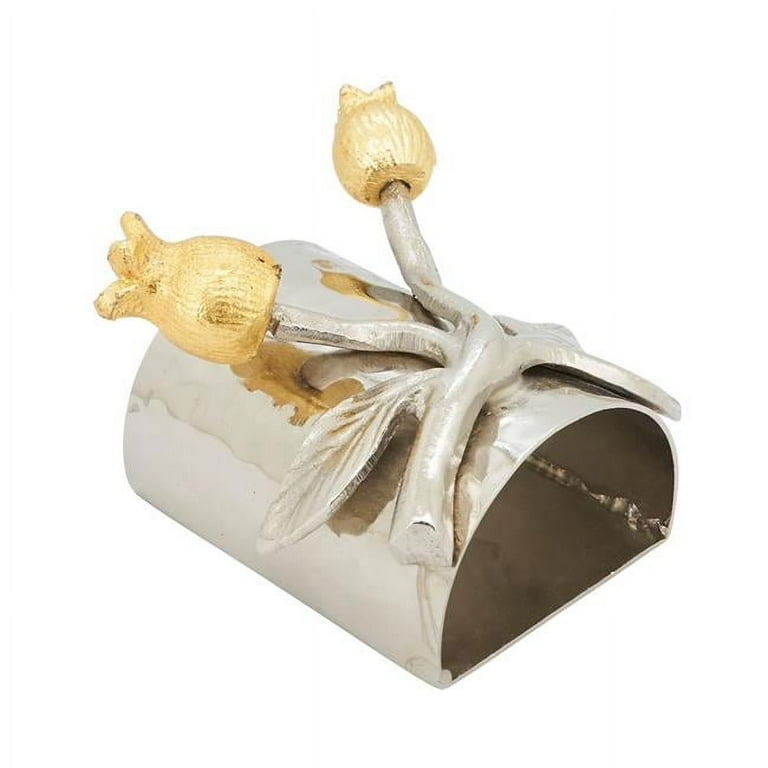 Hammered napkin rings deals