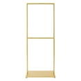 thumbnail image 1 of Gold Poster Sign Holder, 22 x 28 Inch Double-Sided Twin Welcome Poster Sign Stand for Display,Banner Pedestal Floor Stand for Board Presentations Display, 1 of 15