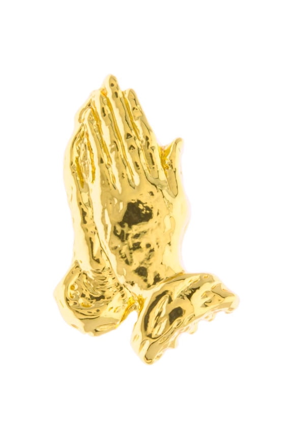 Gold Praying Hands Pin
