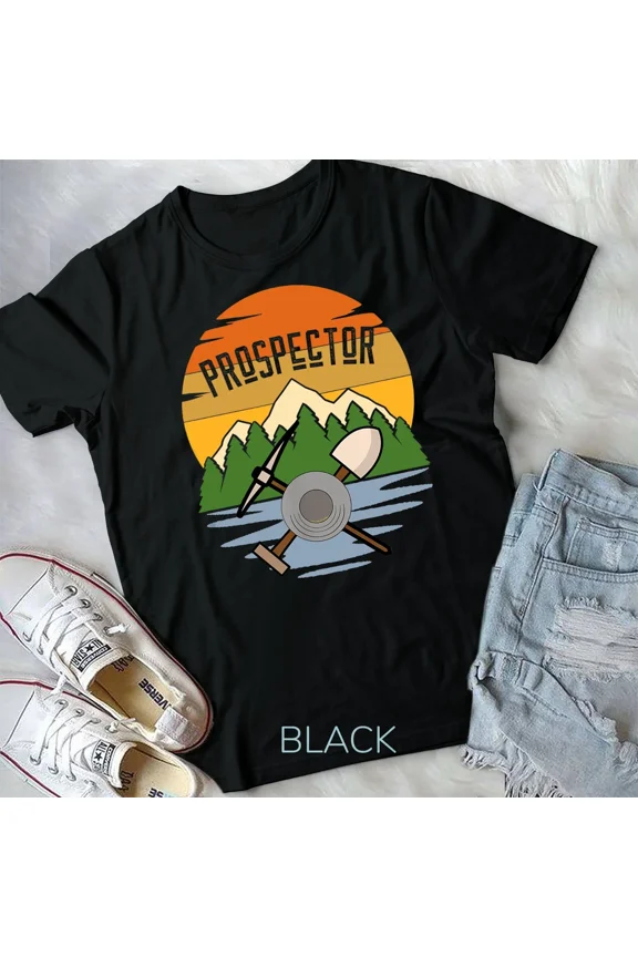 Gold Prospector Miner Unisex Tshirt