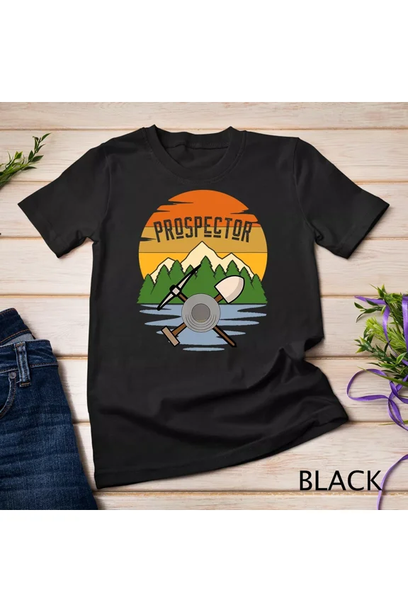 Gold Prospector Miner Unisex Tshirt