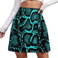 thumbnail image 1 of Gold Python Snakeskin Skirt Female Animal Print Modern Mini Skirts Summer High Waist Grap, 1 of 7