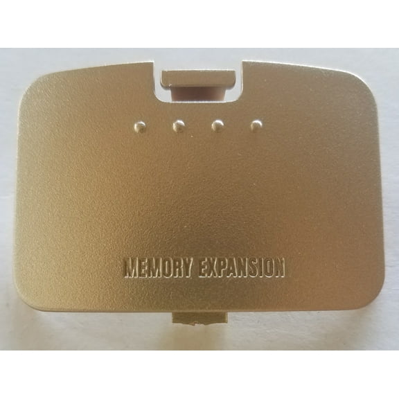 Gold Replacement Expansion Jumper Pack Cover Lid for the Nintendo 64 (N64)