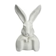 thumbnail image 1 of Gold Resin Bunny Statue, 9.5 Inch Easter Table Centerpiece, Spring Rabbits Decoration, Rabbit Figurines Decorative Sculpture Collectibles Gift for Home Indoor Decor, 1 of 7