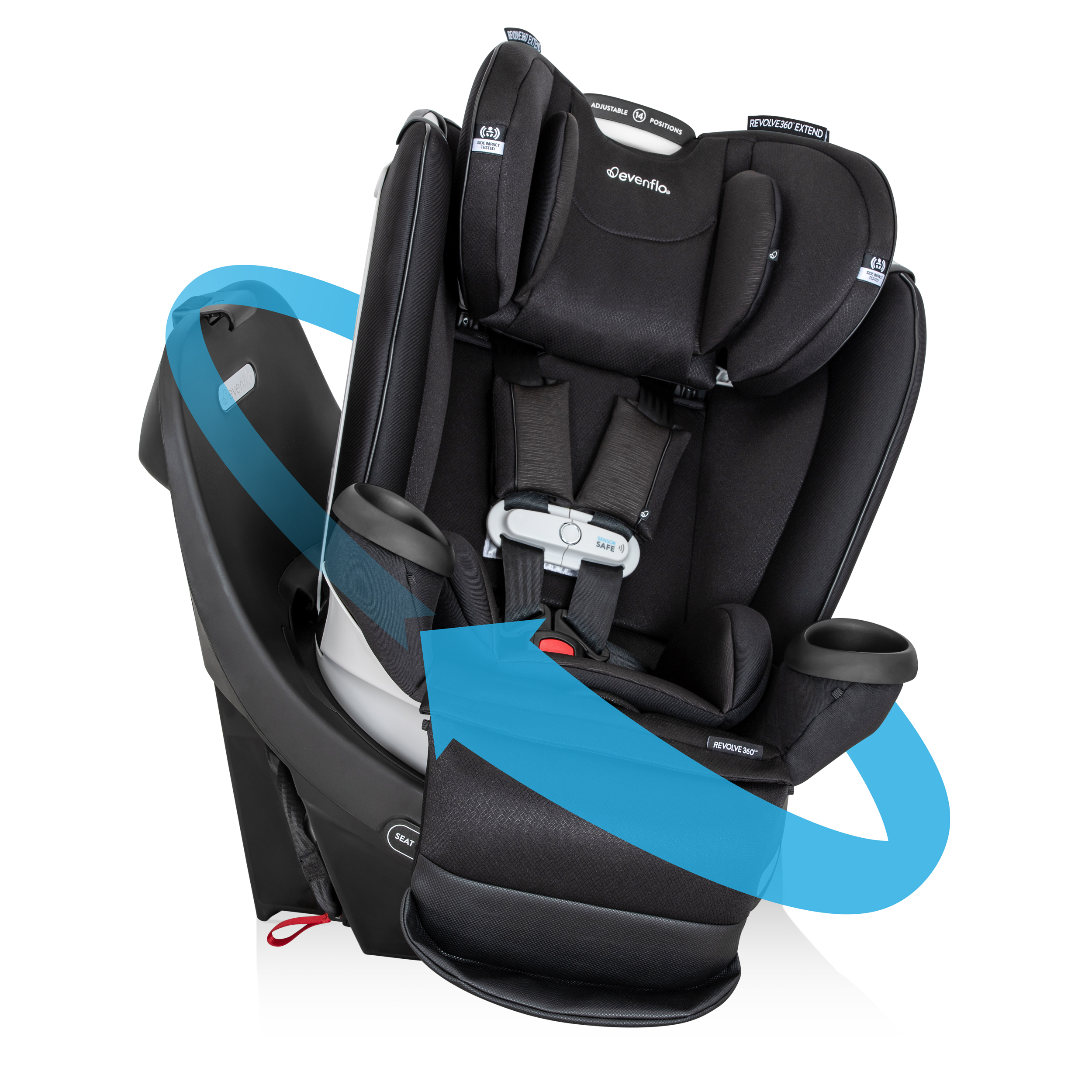 Evenflo Advanced SensorSafe Titan 65 Convertible Car Seat, Choose Your