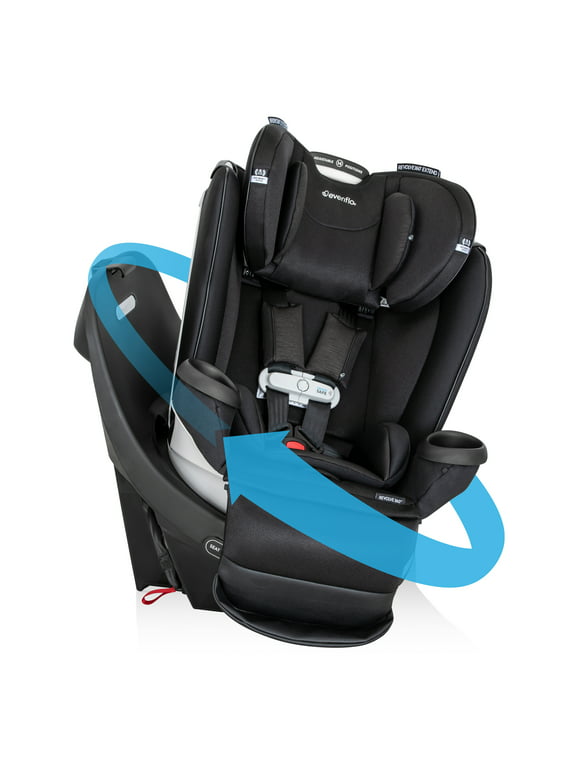 Gold Revolve360 Extend All-in-One Rotational Car Seat with SensorSafe (Onyx Black)