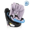 thumbnail interactive-video image 1 of Evenflo Revolve360 Slim 2-in-1 Rotating Car Seat with Green & Gentle Fabric (Agate), 1 of 12