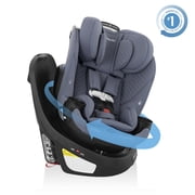 Evenflo Revolve360 Slim 2-in-1 Rotating Car Seat with Green & Gentle Fabric Flint
