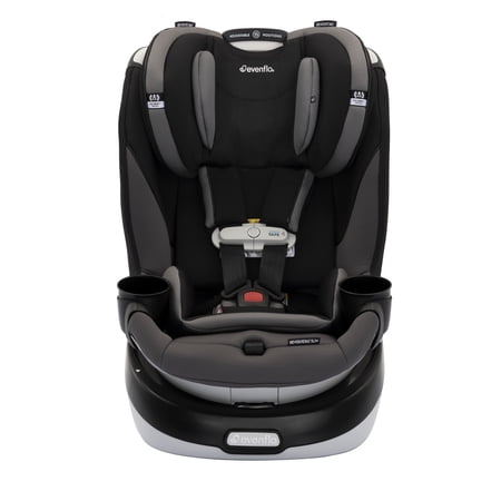 Evenflo Gold Revolve360 Slim 2-in-1 Rotational Car Seat with SensorSafe (Obsidian Black)