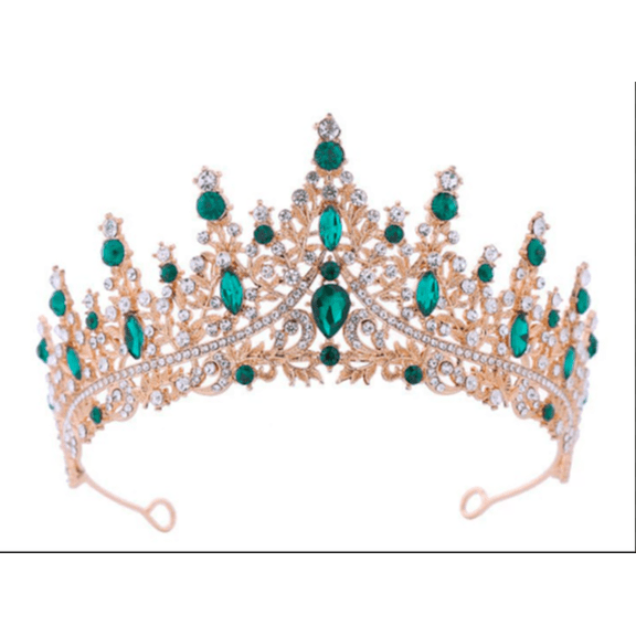 Gold Rhinestone Headband for Women