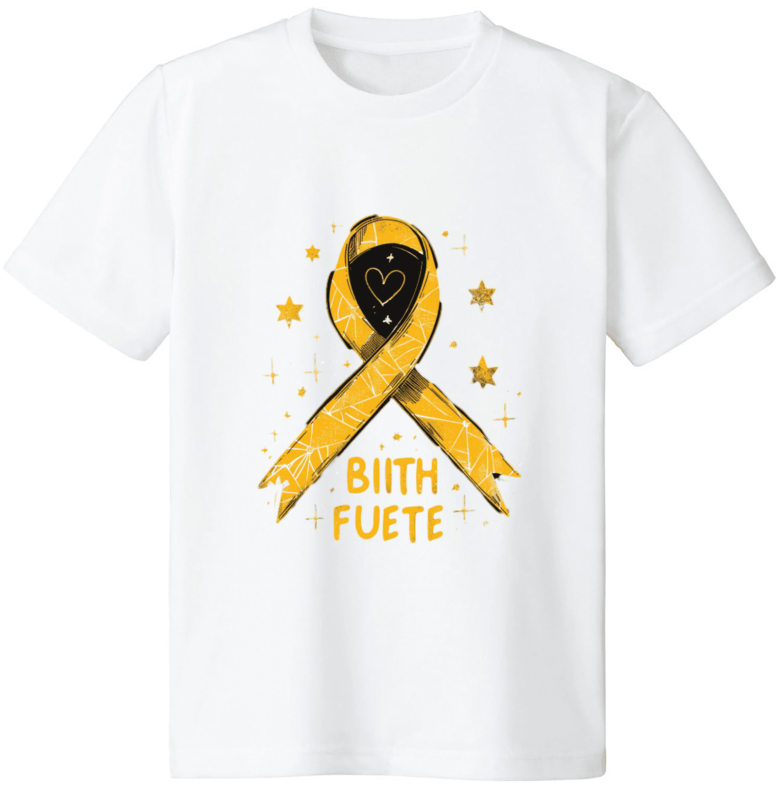 Gold Ribbon Symbol Of Strength And Hope T shirt Walmart gold-ribbon-symbol-of-strength-and-hope-t-shirt-walmart