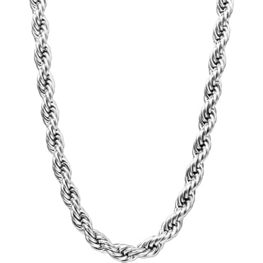 18K Gold Plated Stainless Steel Rope Chain Necklace For Men & Women - 2mm To 4mm By Minas